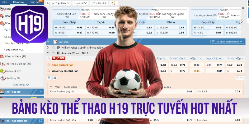 Bảng kèo thể thao H19 trực tuyến hot nhất 2026